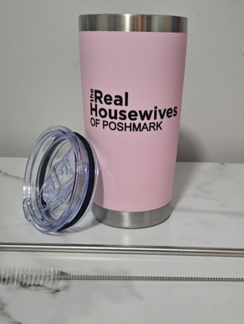 "The Real Housewives Of Poshmark" 20oz Tumbler w/ Lids & Straws- Pick 1 - Picture 7 of 13